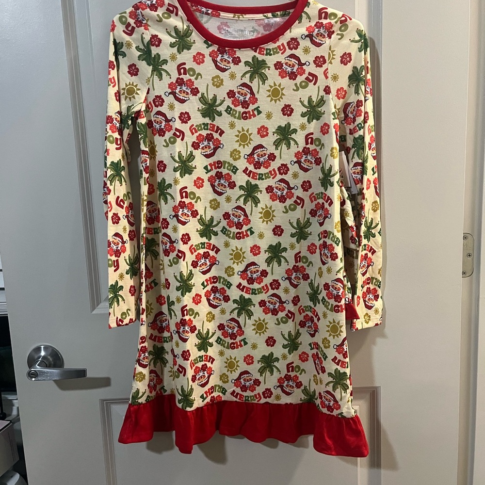 Christmas Themed Long Sleeve nightgown
